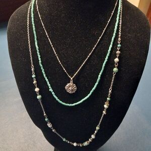 American Eagle Outfitters Three strand necklace